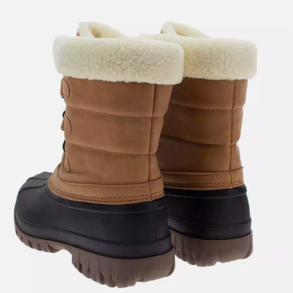 Chooka Womens -20 Cold Memory Foam Weather Snow Boots Tan Size 7 - Picture 3 of 8